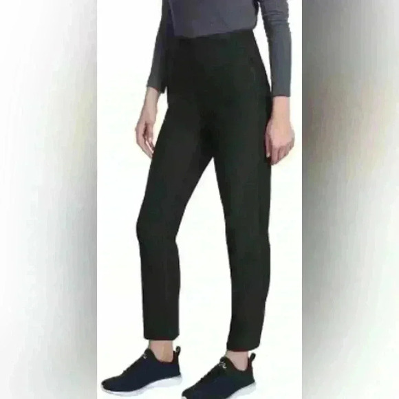 HFX Winter Tech Pants Women’s Small Black High Waisted Fleece Lined Side Zipper - Picture 2 of 16